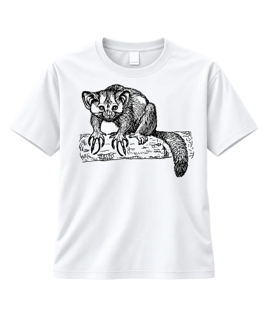 Madagascar Aye-Aye Sketch T-Shirt
