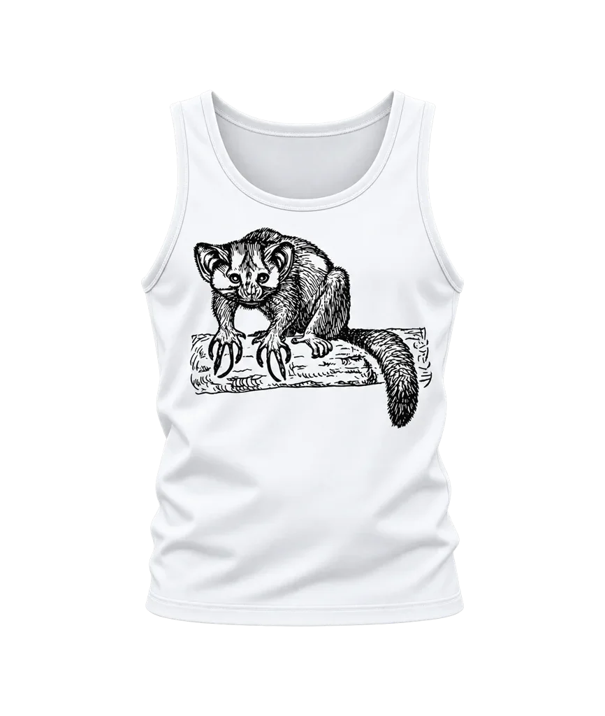 Madagascar Aye-Aye Sketch Tank Top