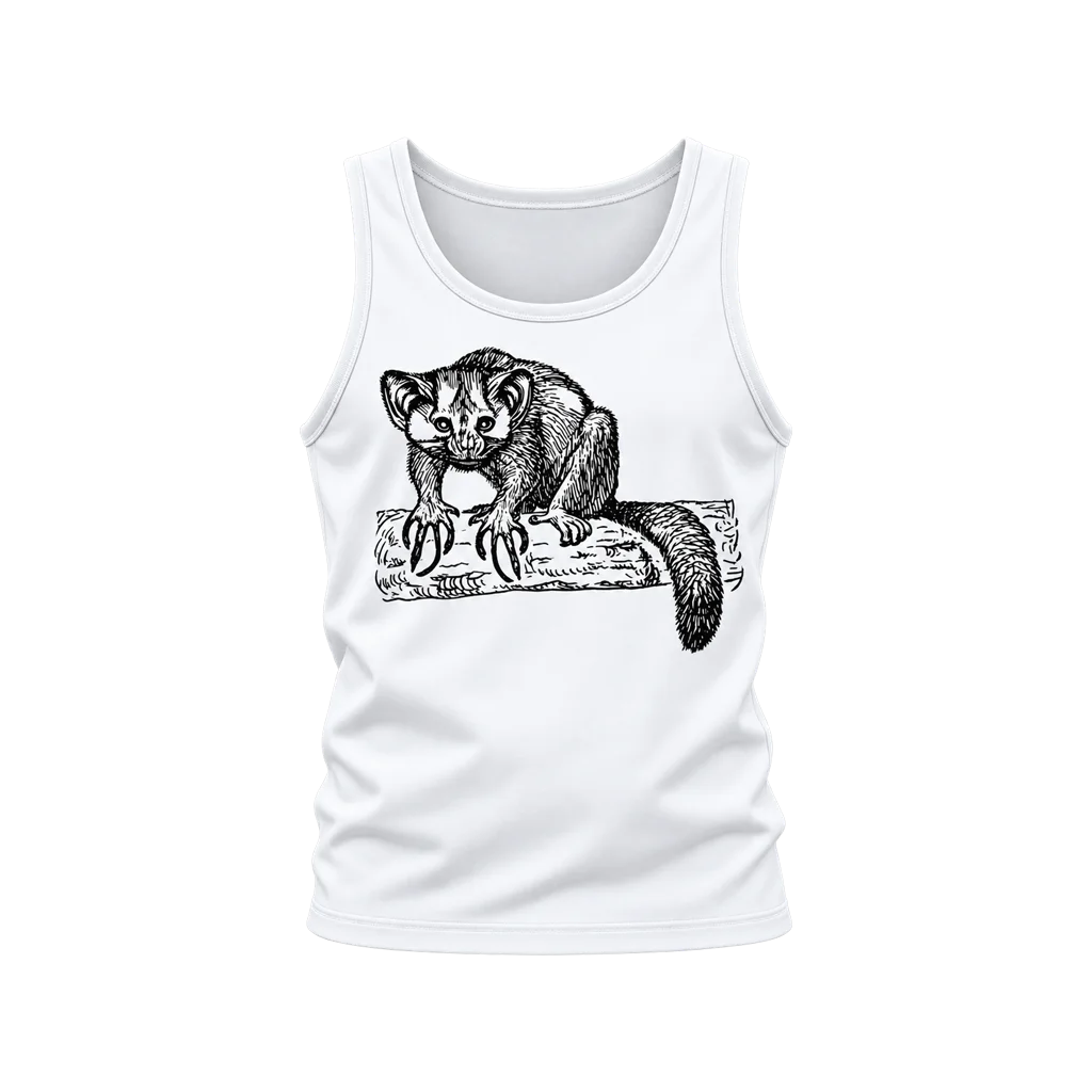 Madagascar Aye-Aye Sketch Tank Top