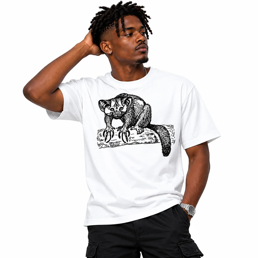 Madagascar Aye-Aye Sketch T-Shirt