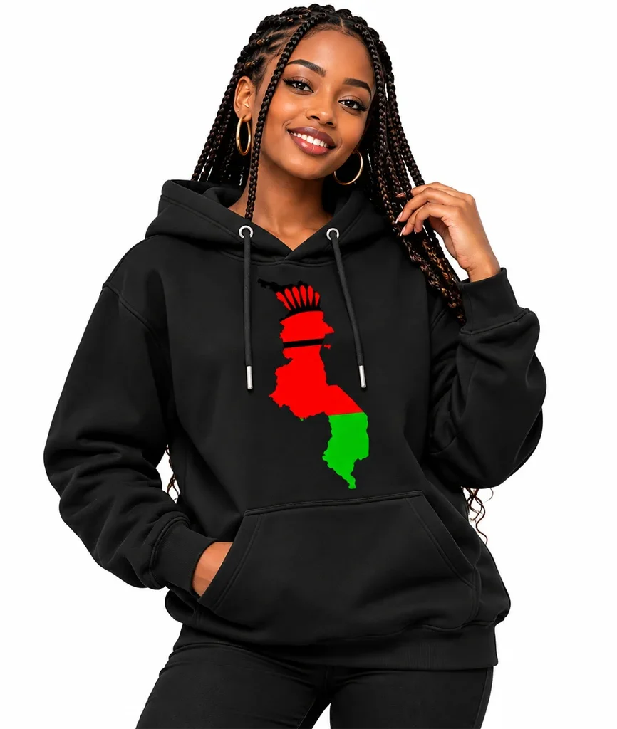 Malawi Map Flag Hoodie