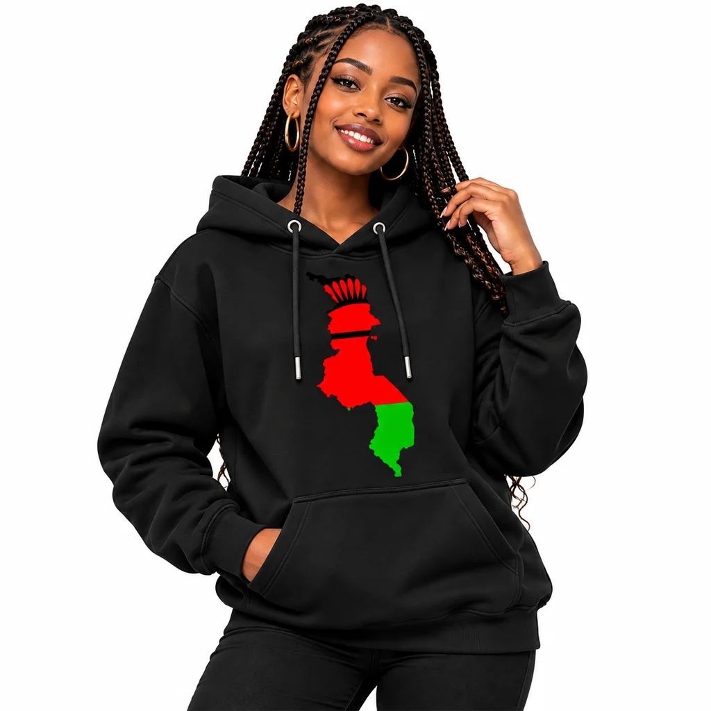 Malawi Map Flag Hoodie