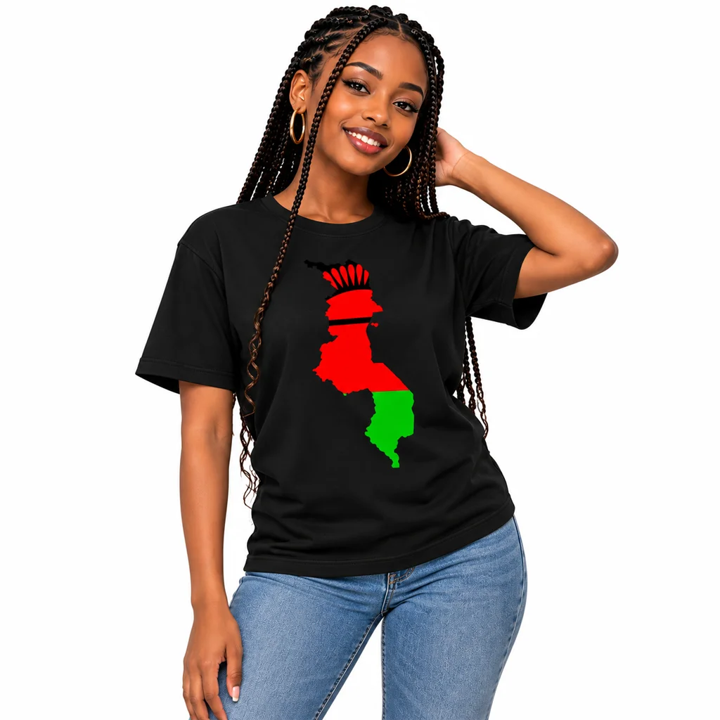 Malawi Map Flag T-Shirt