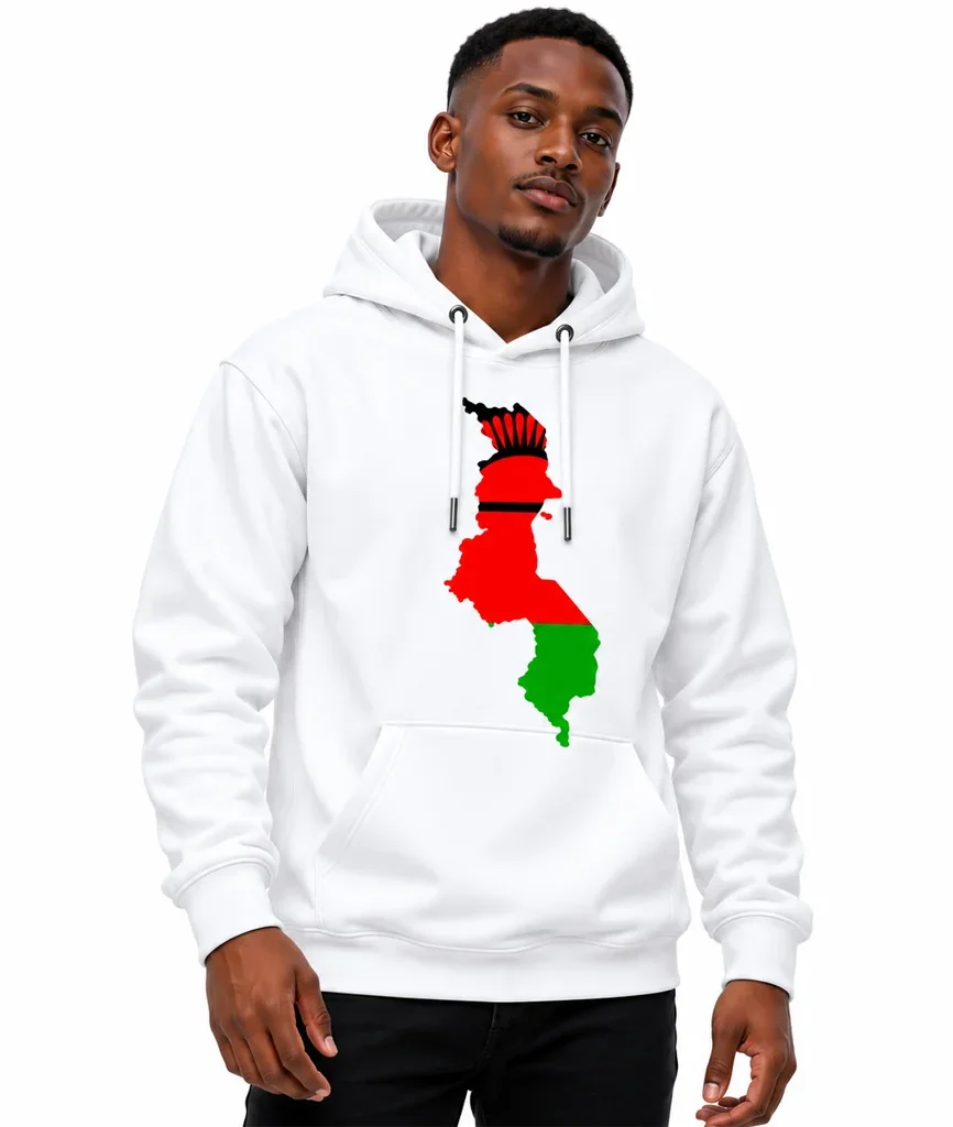 Malawi Map Flag Hoodie
