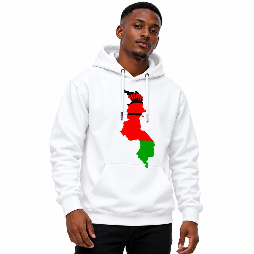 Malawi Map Flag Hoodie