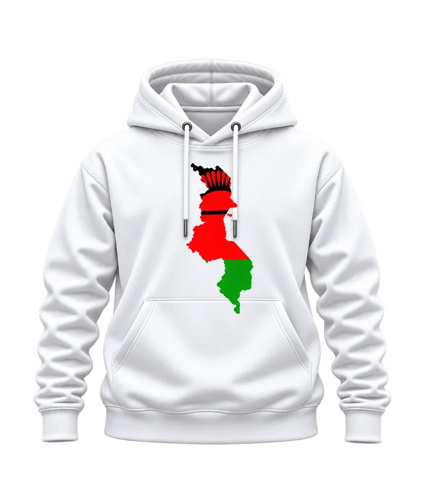 Malawi Map Flag Hoodie