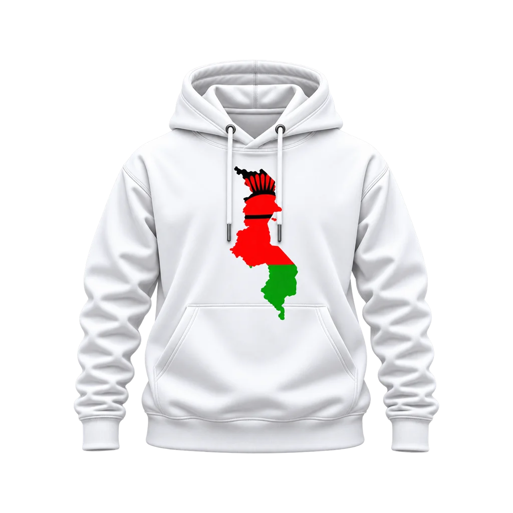 Malawi Map Flag Hoodie