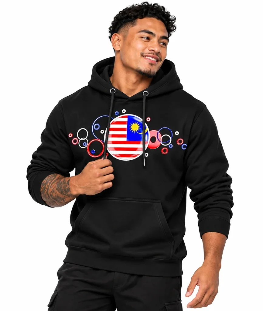 Malaysia Bubble Flag Hoodie