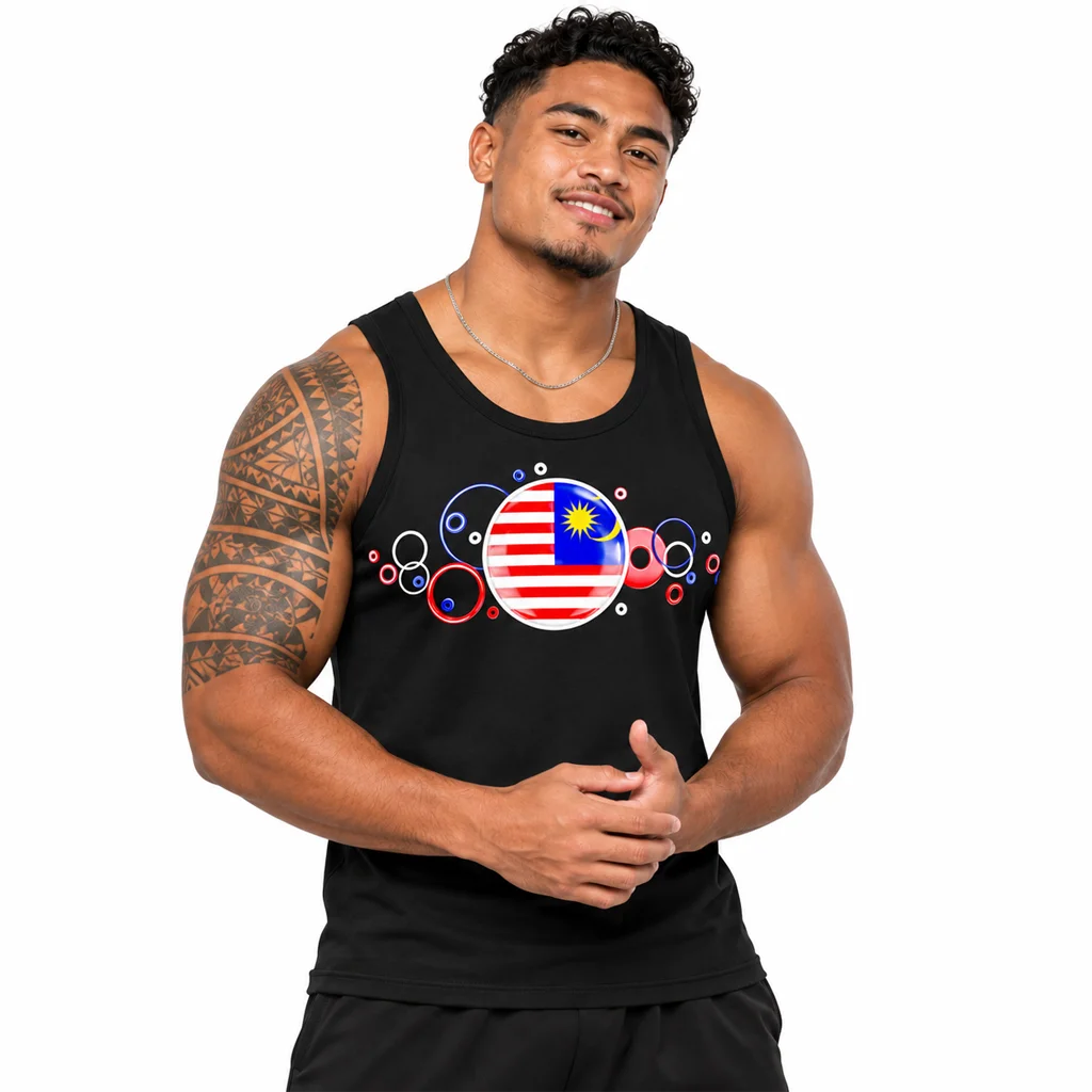 Malaysia Bubble Flag Tank Top