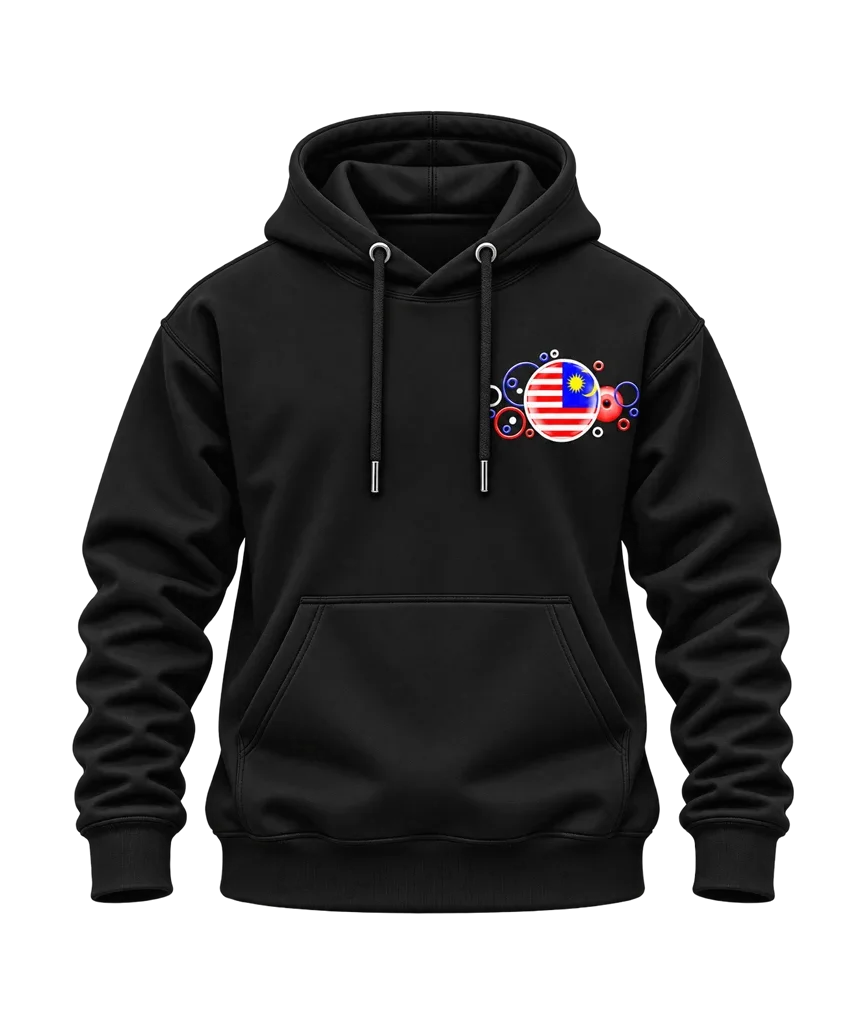 Malaysia Bubble Flag Dual-Print Hoodie