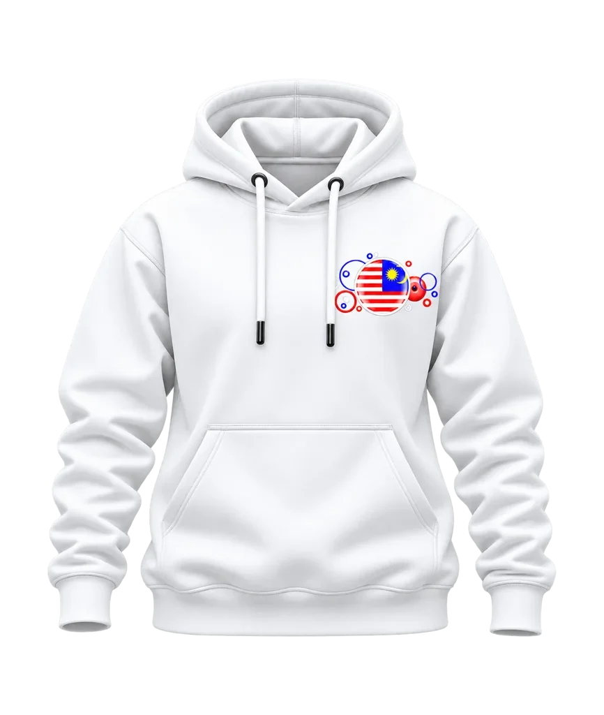 Malaysia Bubble Flag Dual-Print Hoodie