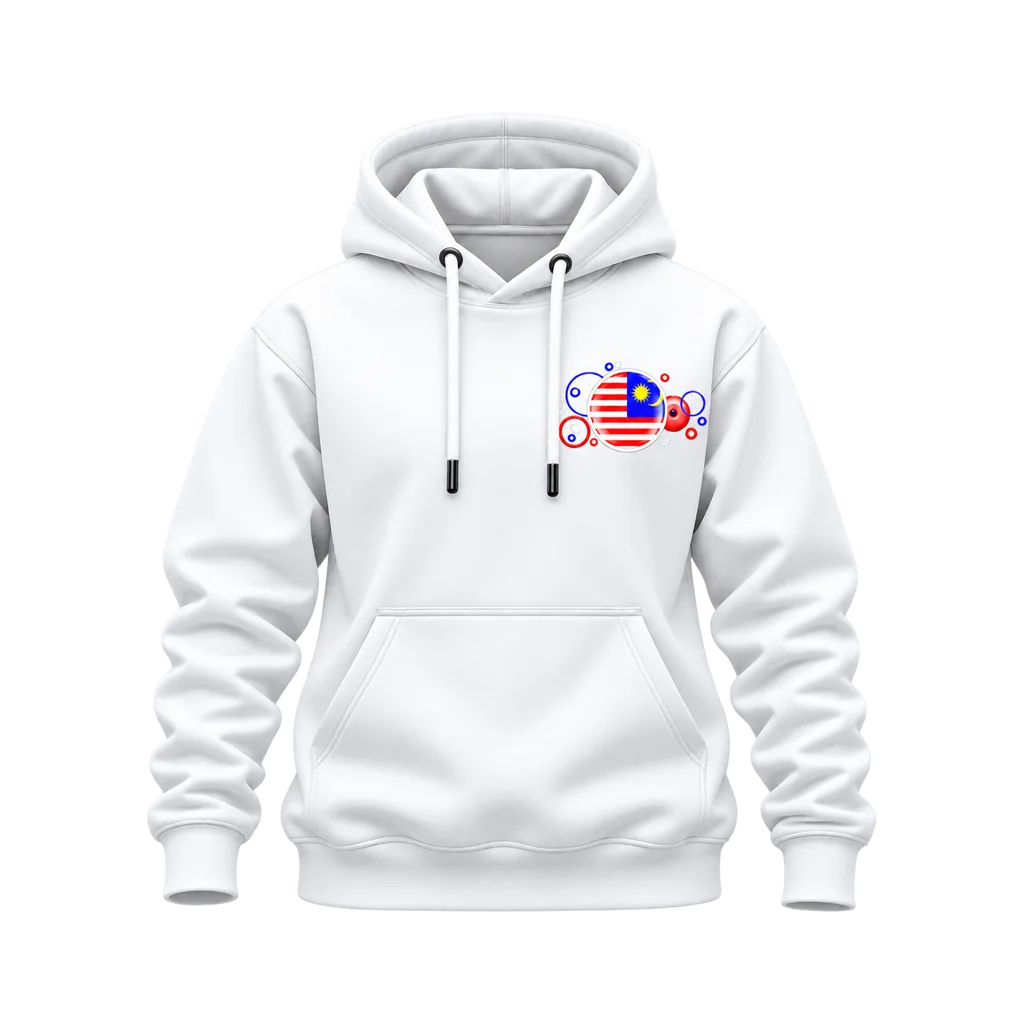 Malaysia Bubble Flag Dual-Print Hoodie