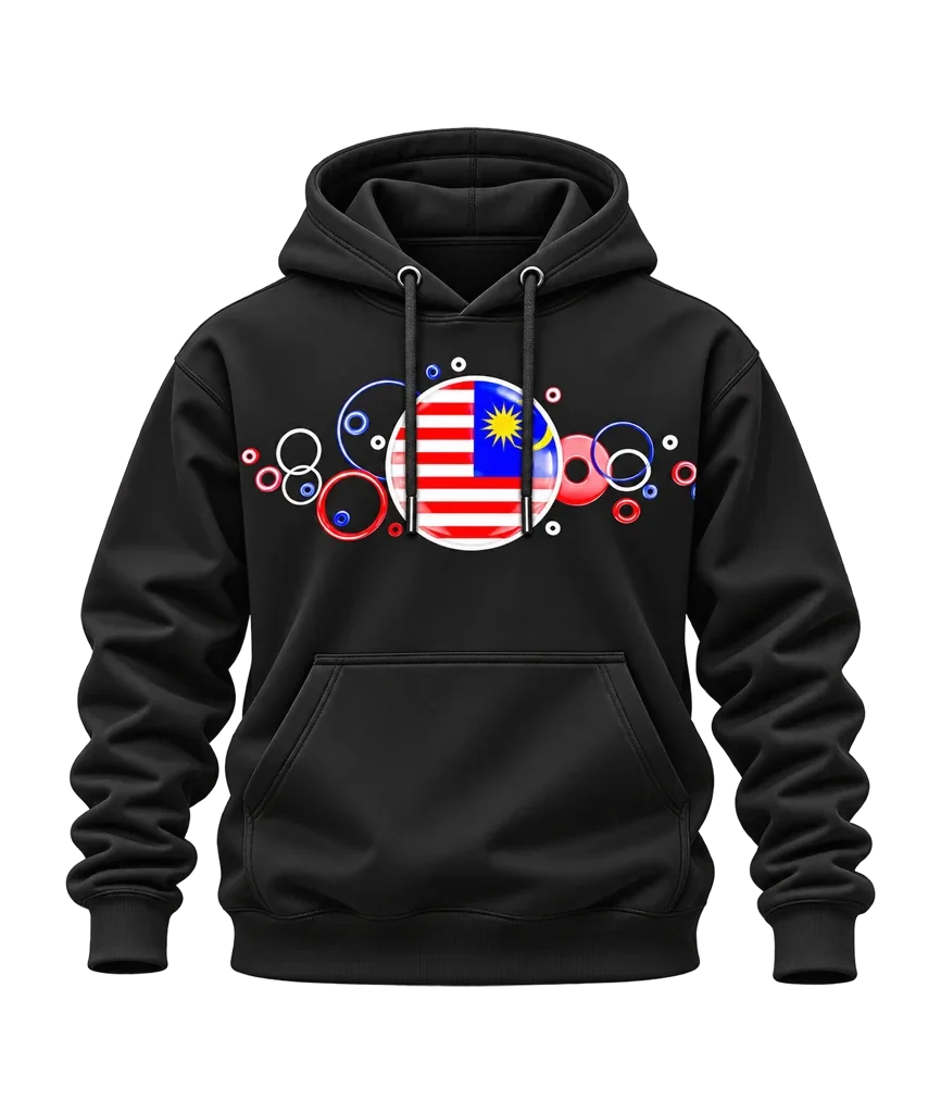 Malaysia Bubble Flag Hoodie