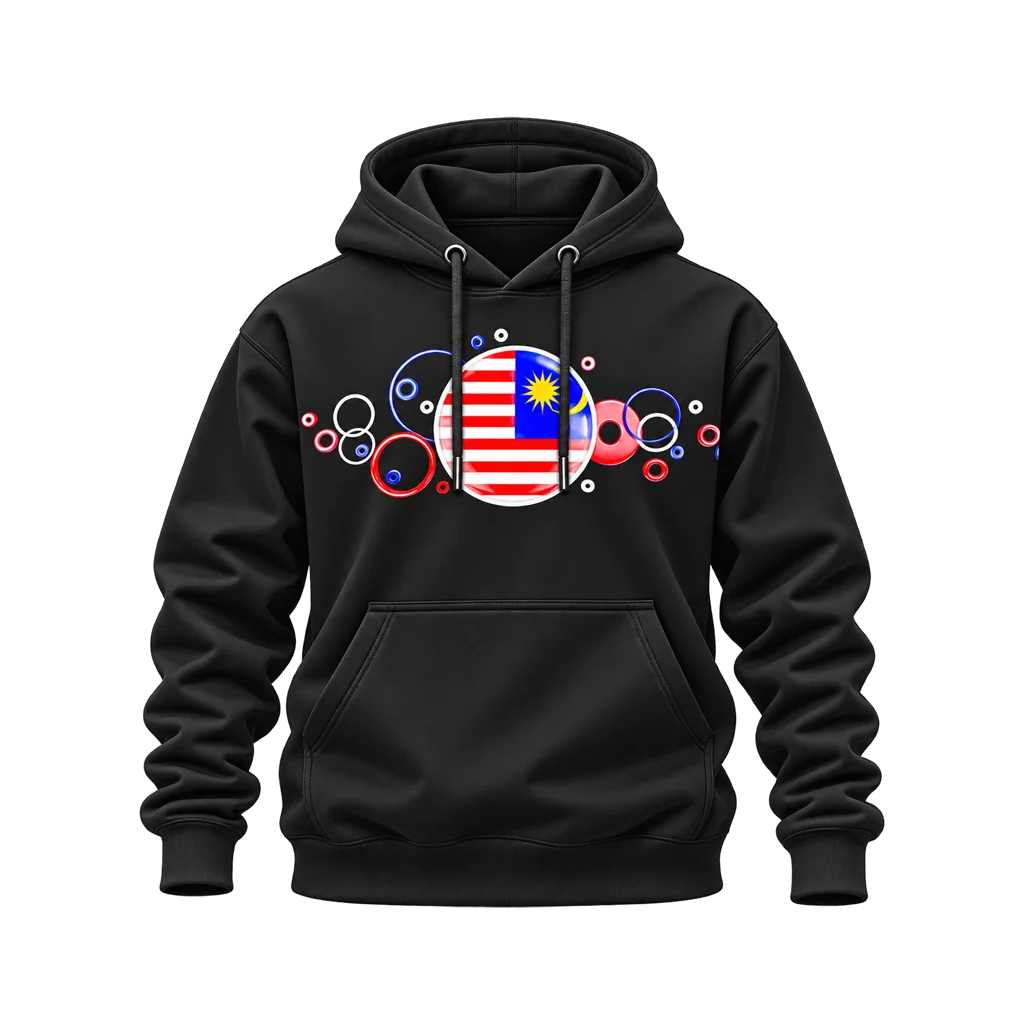 Malaysia Bubble Flag Hoodie