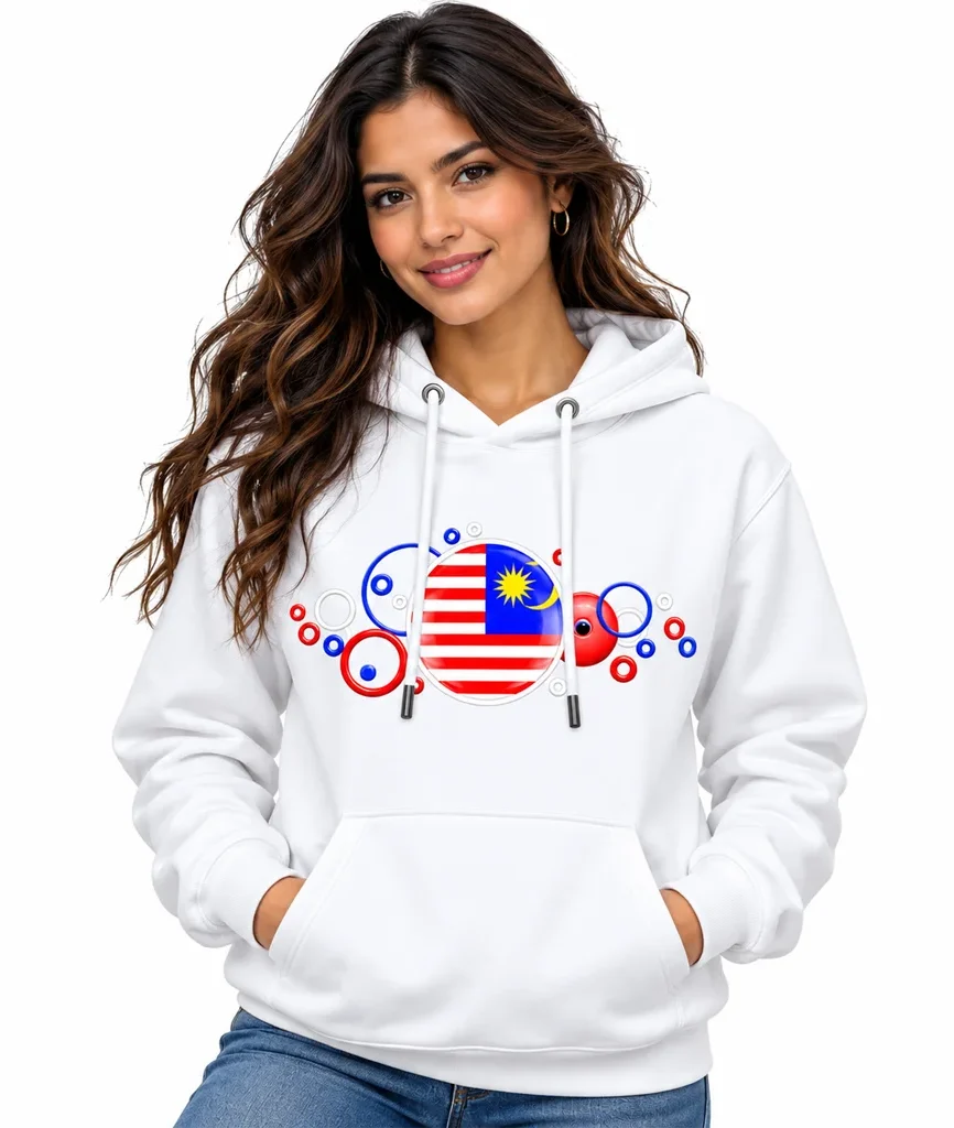 Malaysia Bubble Flag Hoodie