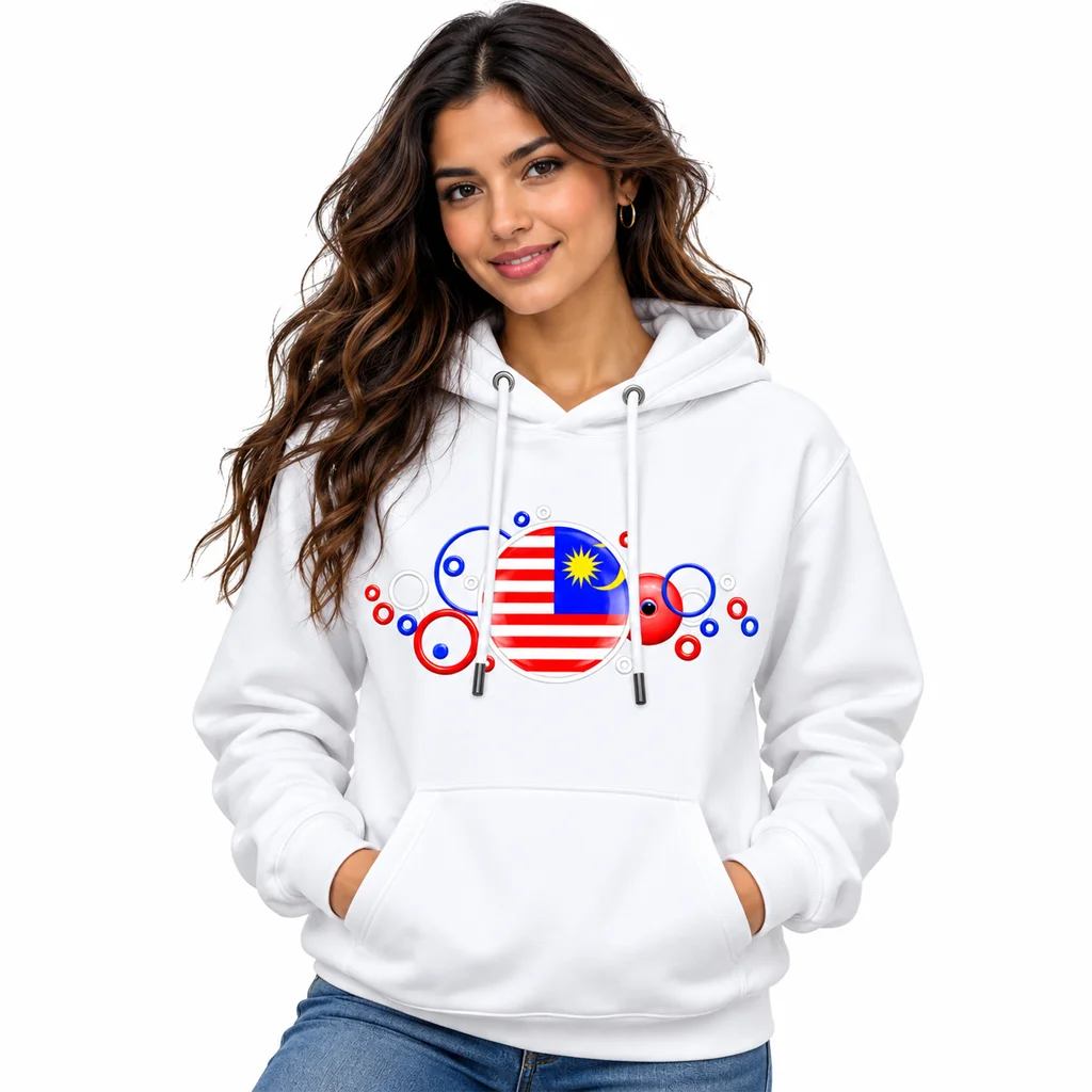 Malaysia Bubble Flag Hoodie