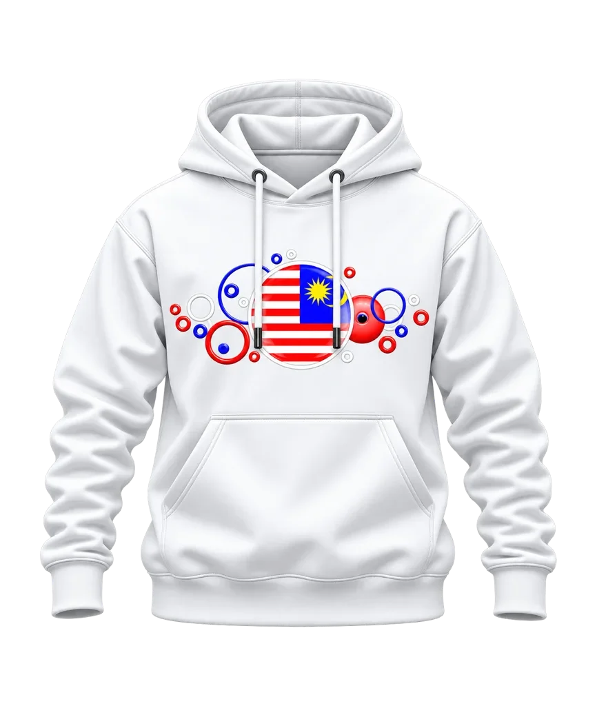 Malaysia Bubble Flag Hoodie