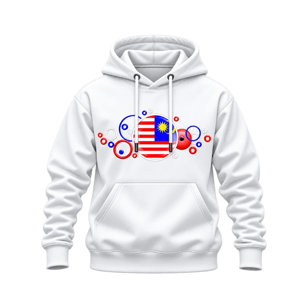 Malaysia Bubble Flag Hoodie