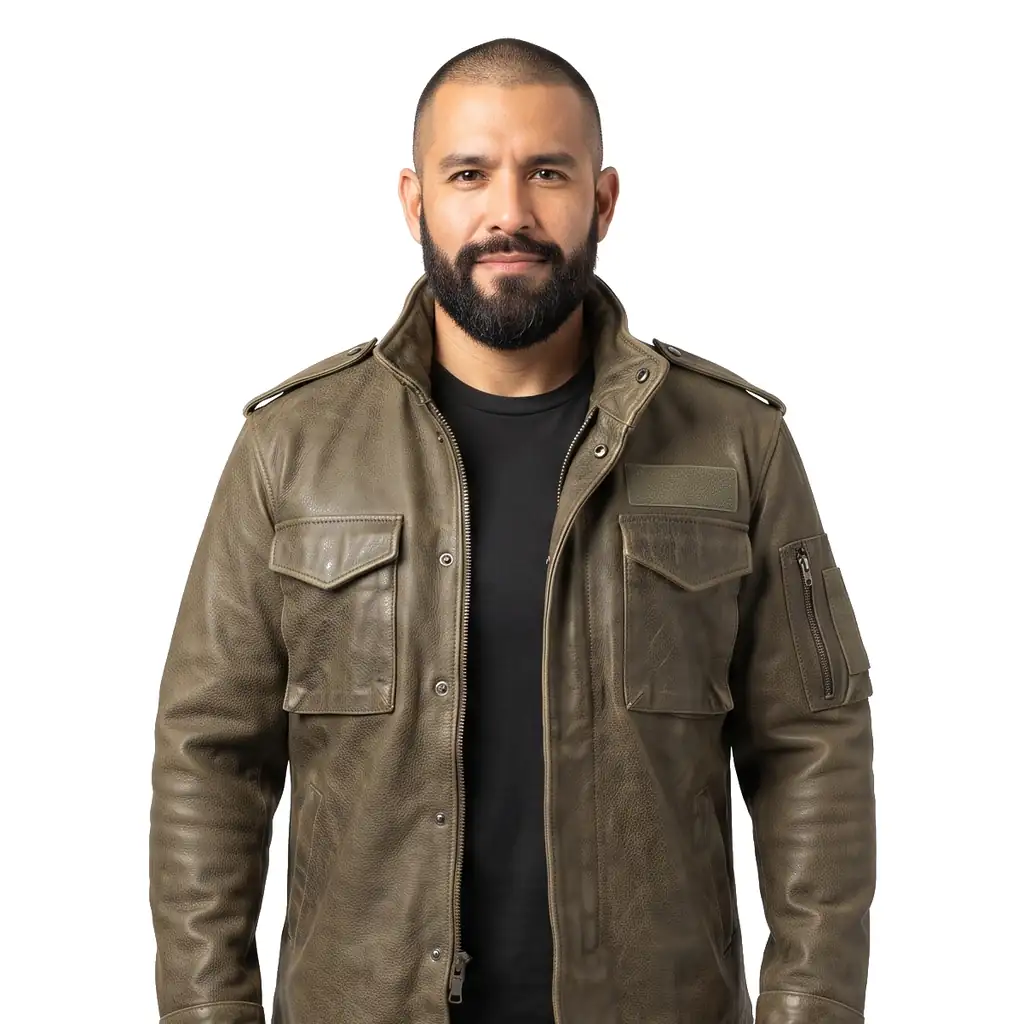 Military Tactical Leather Jacket