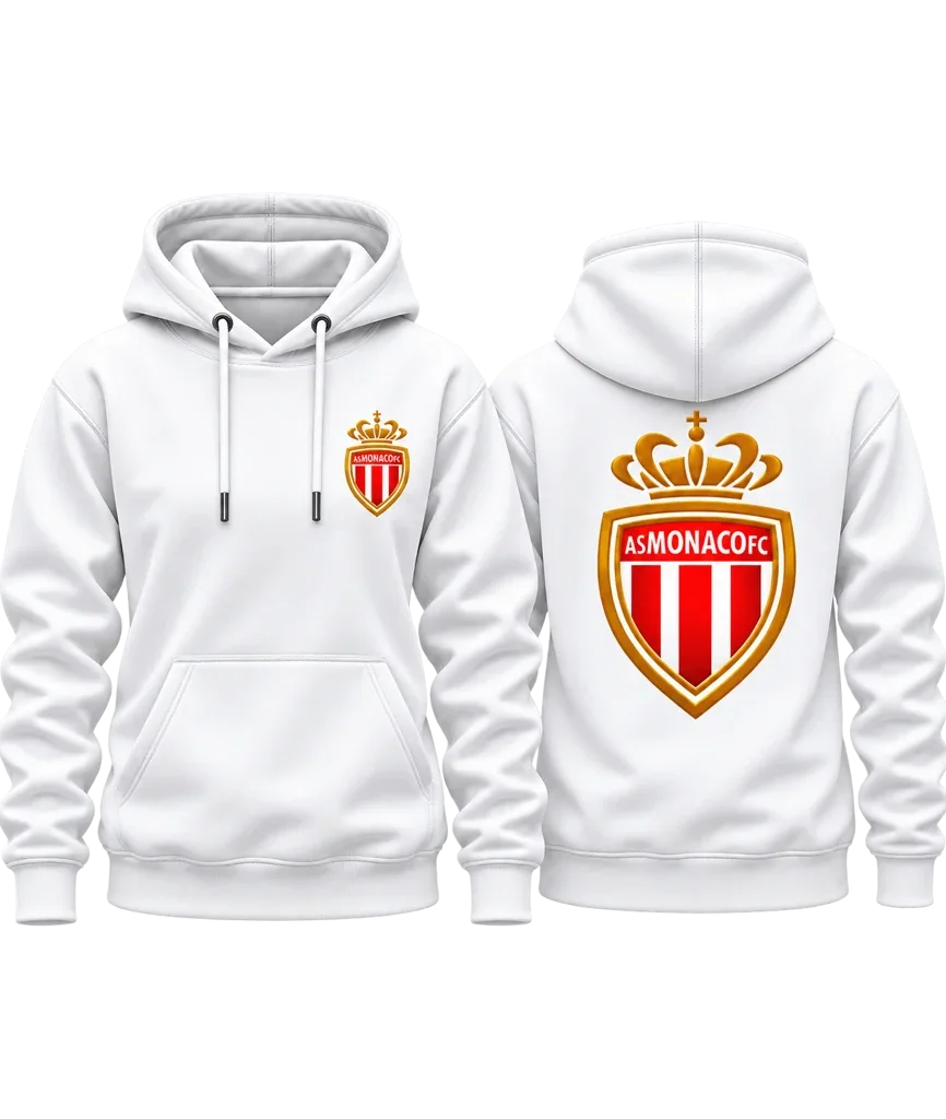 Monaco Grand Prix AS Monaco FC Gold Crest Dual-Print Hoodie