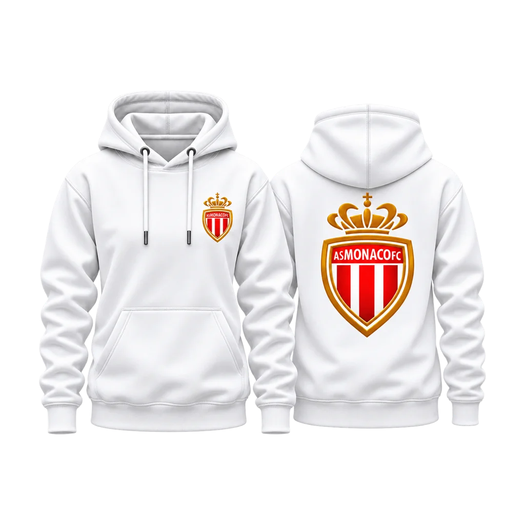 Monaco Grand Prix AS Monaco FC Gold Crest Dual-Print Hoodie