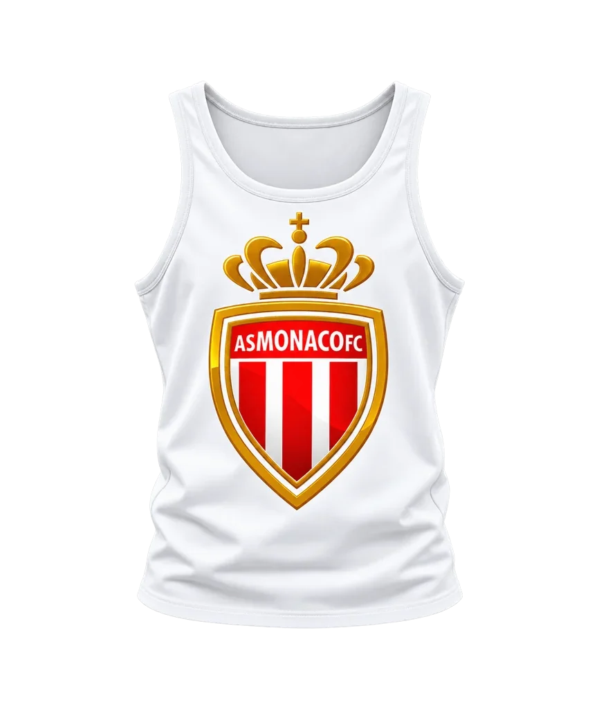 Monaco Grand Prix AS Monaco FC Gold Crest Tank Top
