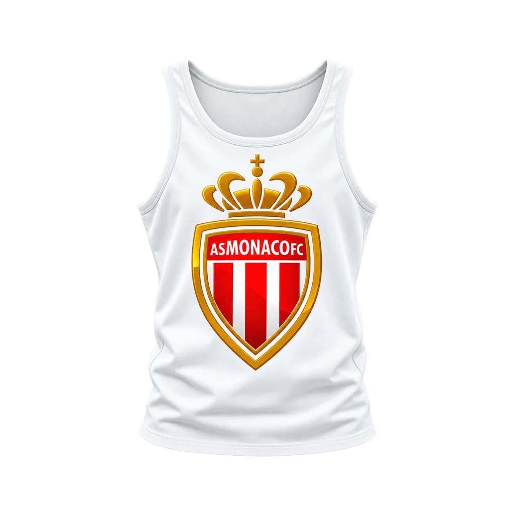 Monaco Grand Prix AS Monaco FC Gold Crest Tank Top