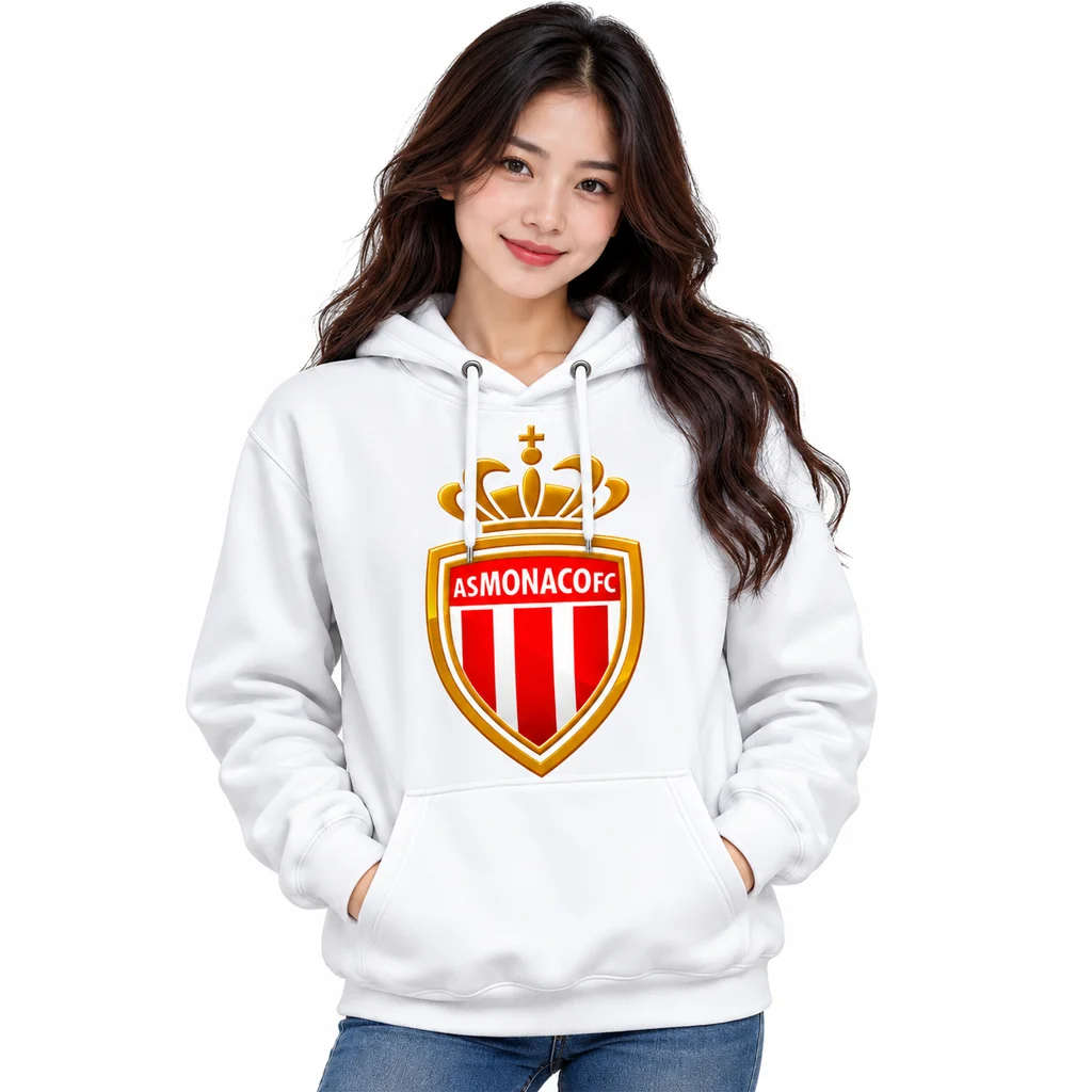 Monaco Grand Prix AS Monaco FC Gold Crest Hoodie