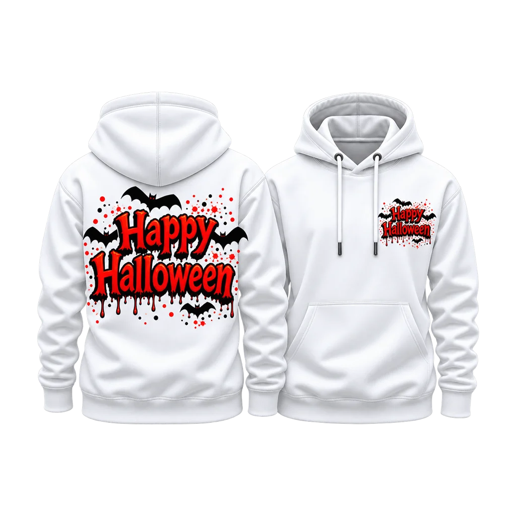 Nightmare Before Christmas Halloween Dual-Print Hoodie