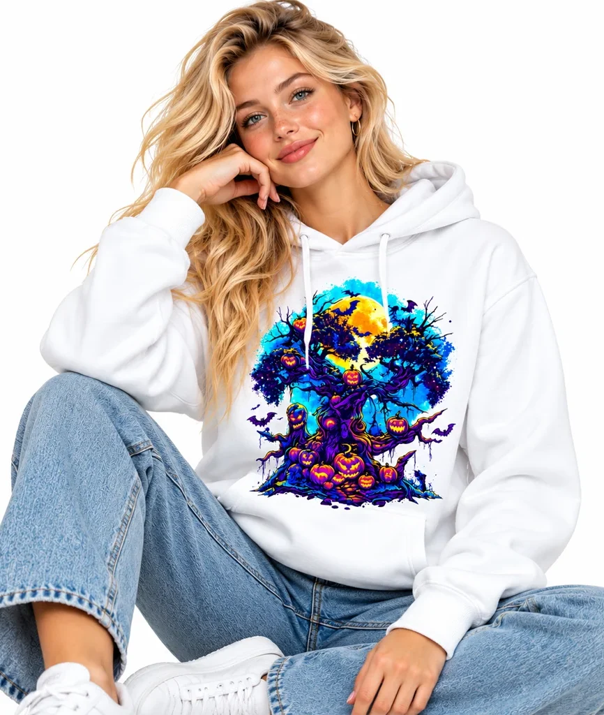 Nightmare Before Christmas Pumpkin Tree Hoodie