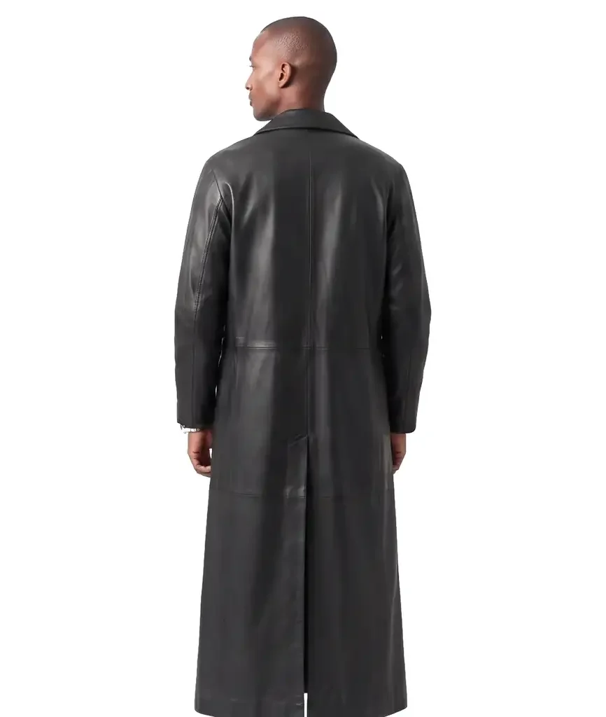 Oversized Leather Duster