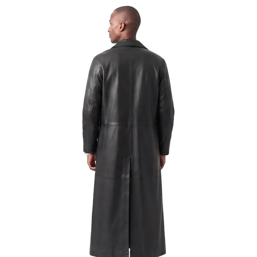 Oversized Leather Duster