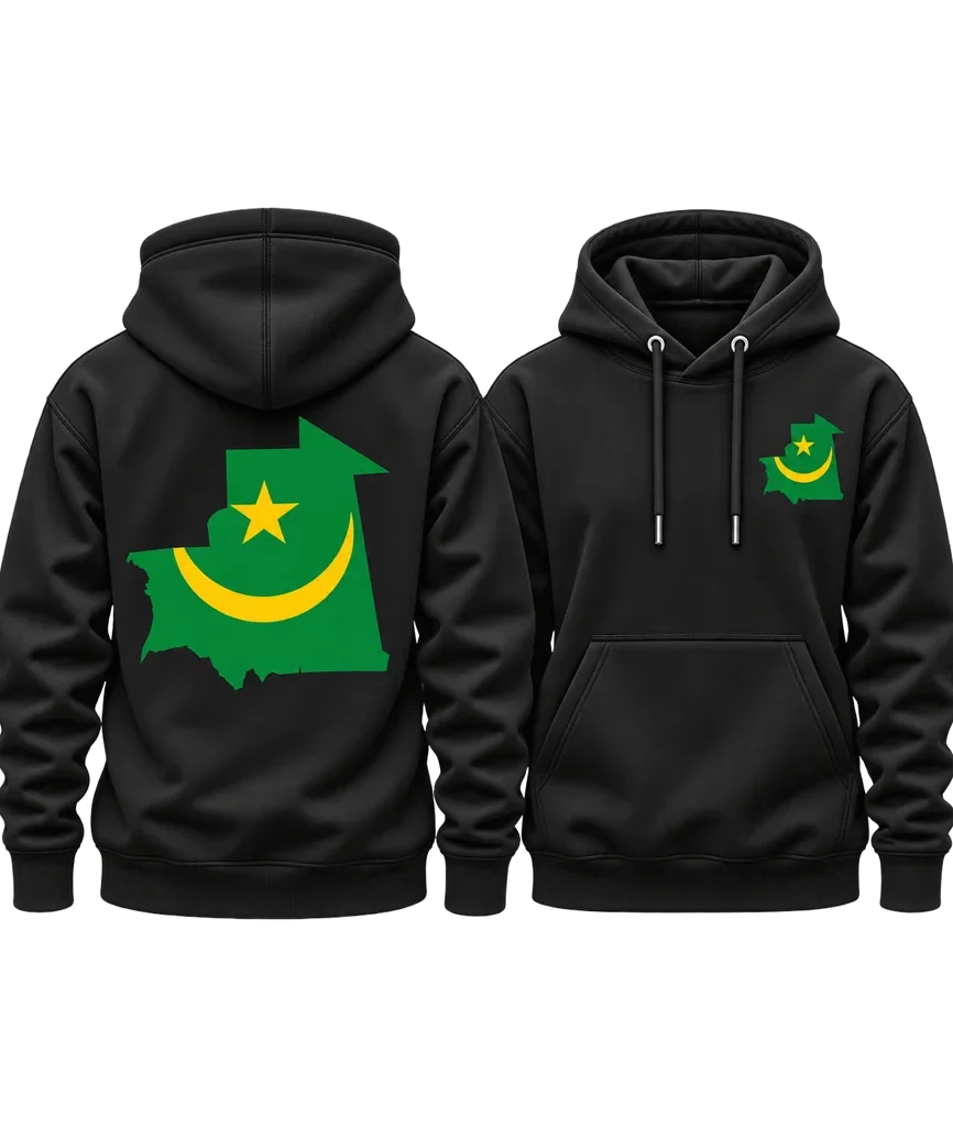 Pakistan Map Dual-Print Hoodie