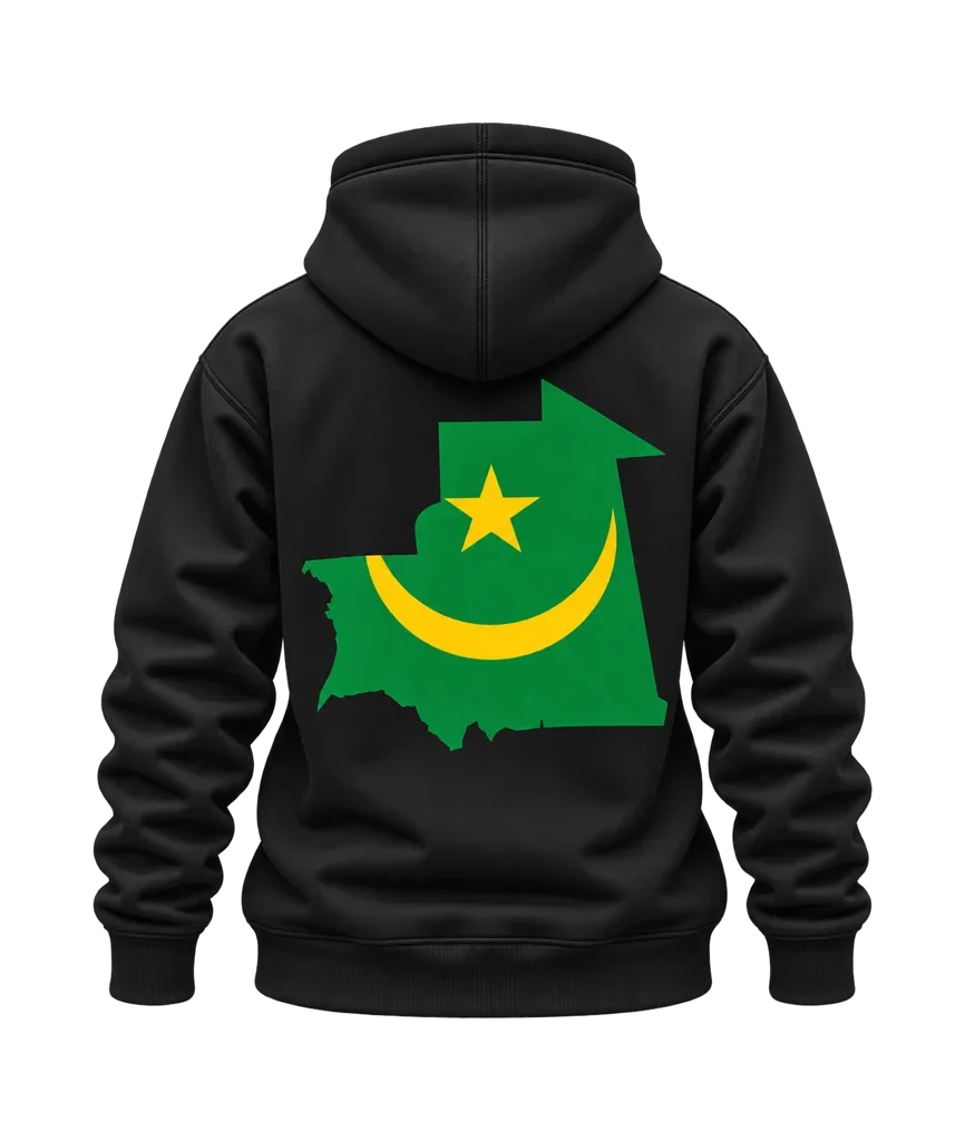 Pakistan Map Dual-Print Hoodie
