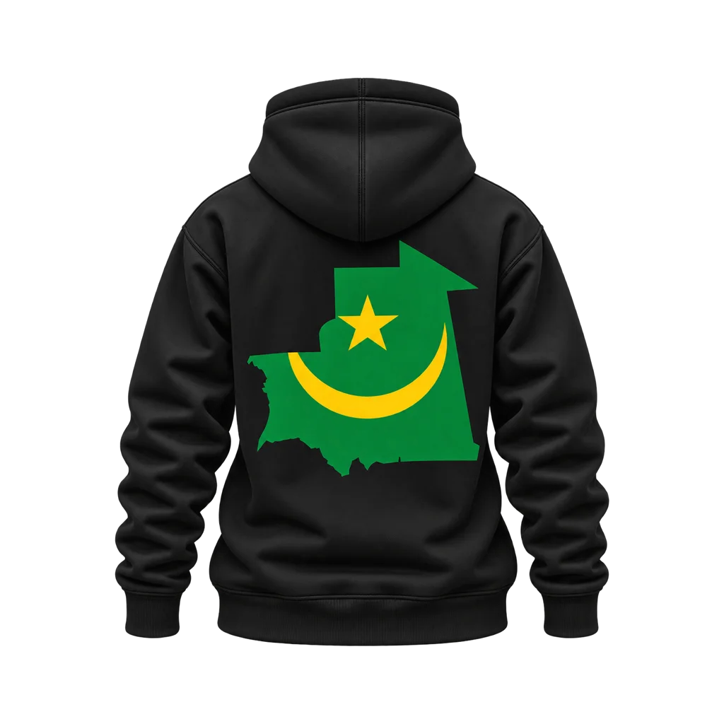 Pakistan Map Dual-Print Hoodie