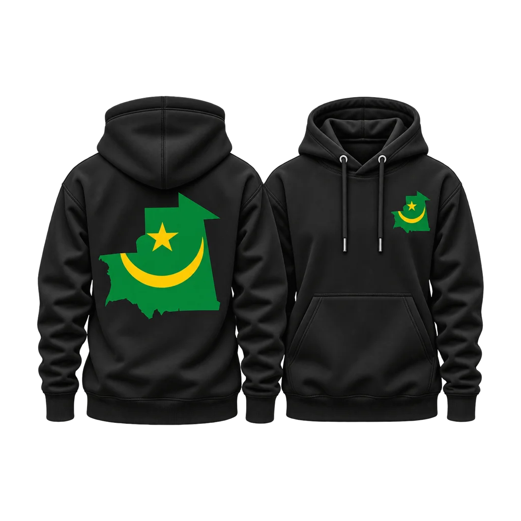Pakistan Map Dual-Print Hoodie