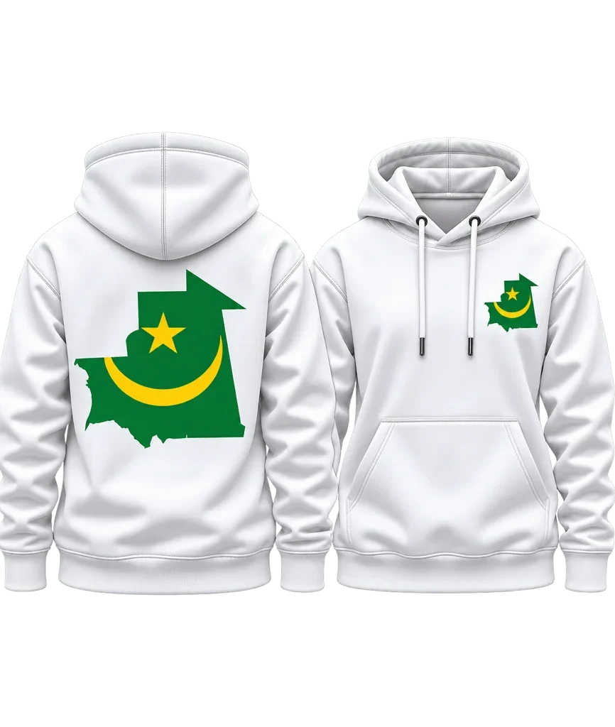 Pakistan Map Dual-Print Hoodie