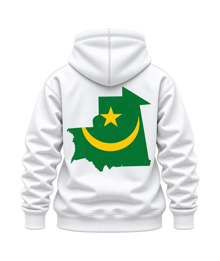 Pakistan Map Dual-Print Hoodie