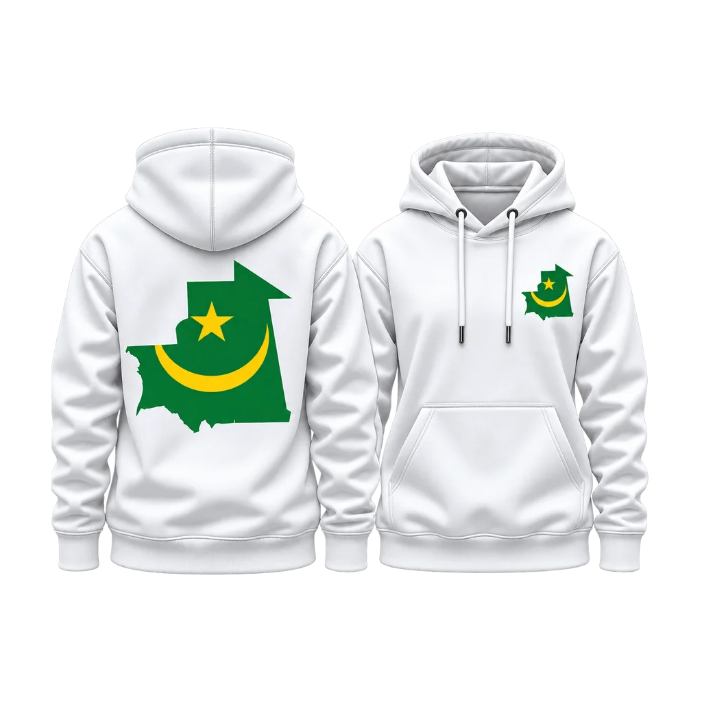 Pakistan Map Dual-Print Hoodie