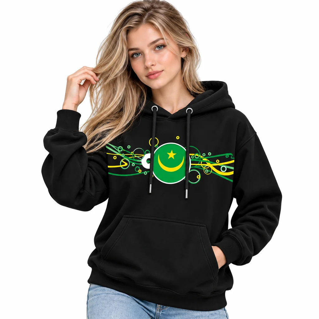 Pakistan Mauritania Flag Hoodie