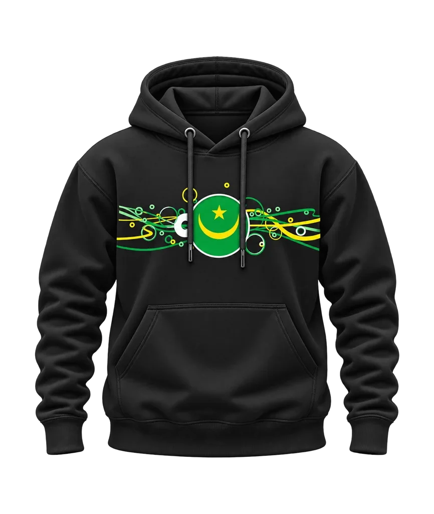 Pakistan Mauritania Flag Hoodie