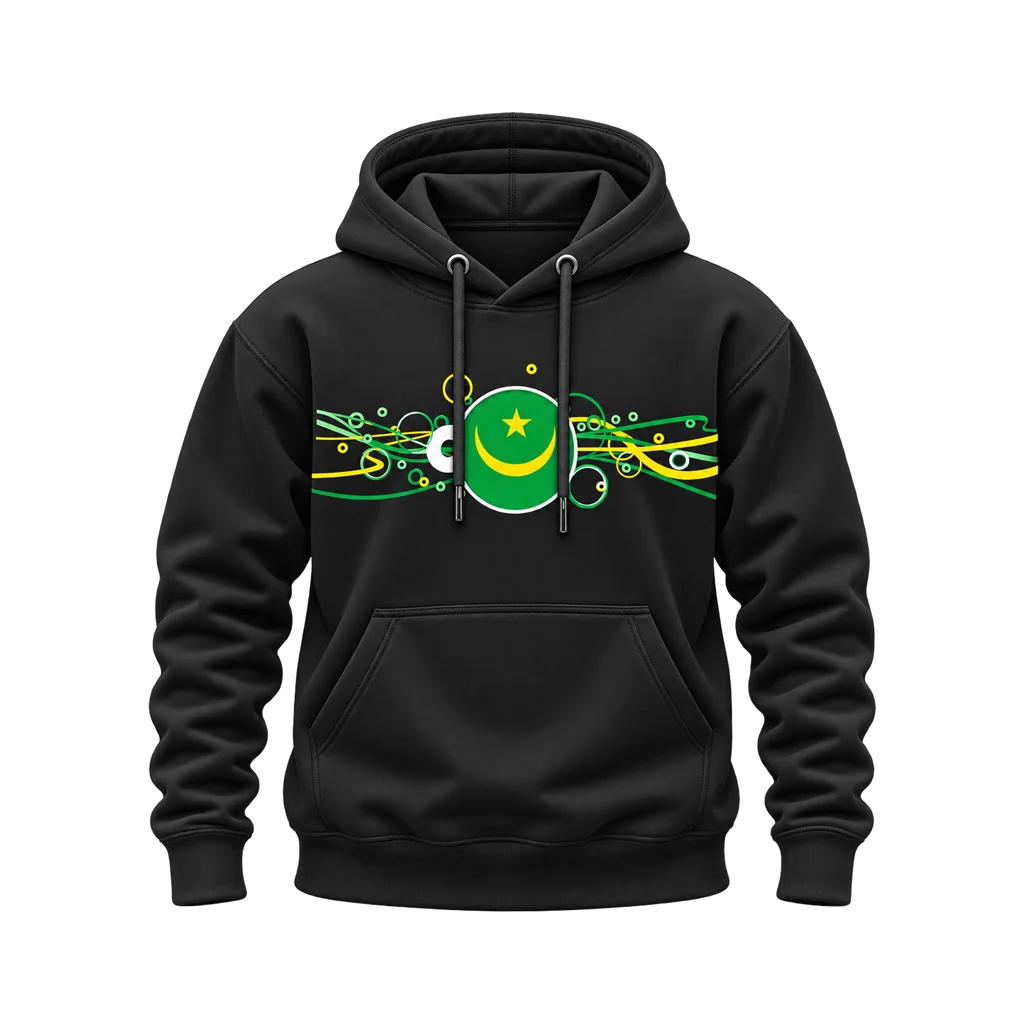 Pakistan Mauritania Flag Hoodie