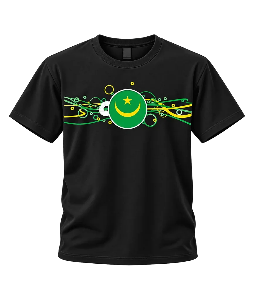 Pakistan Mauritania Flag T-Shirt