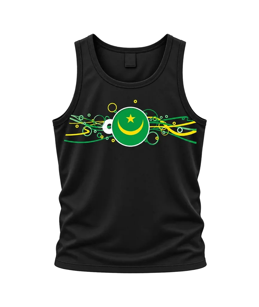 Pakistan Mauritania Flag Tank Top