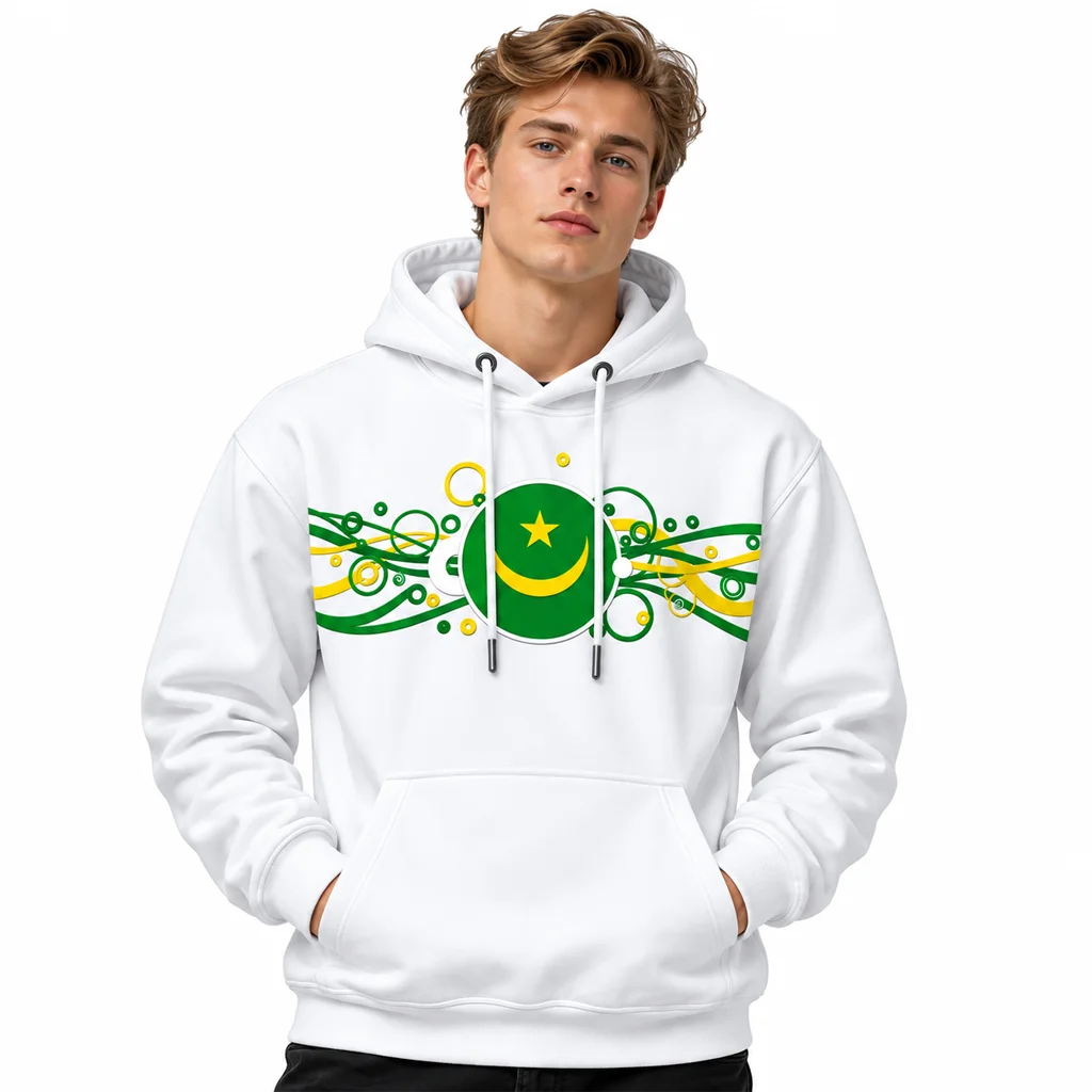 Pakistan Mauritania Flag Hoodie