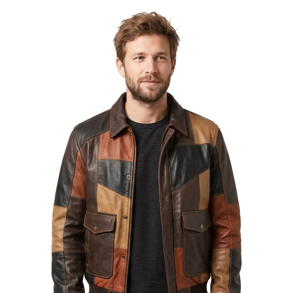 Patchwork Flight Jacket