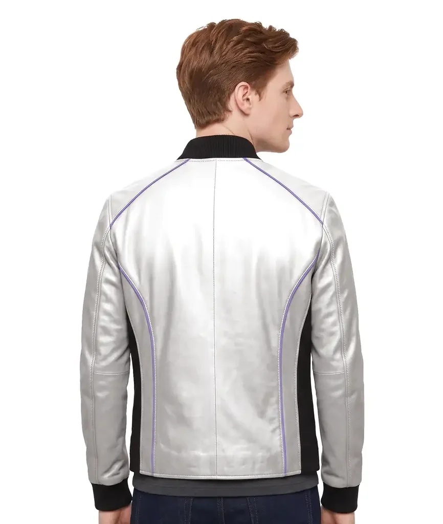 Sci-Fi Tactical Leather Jacket