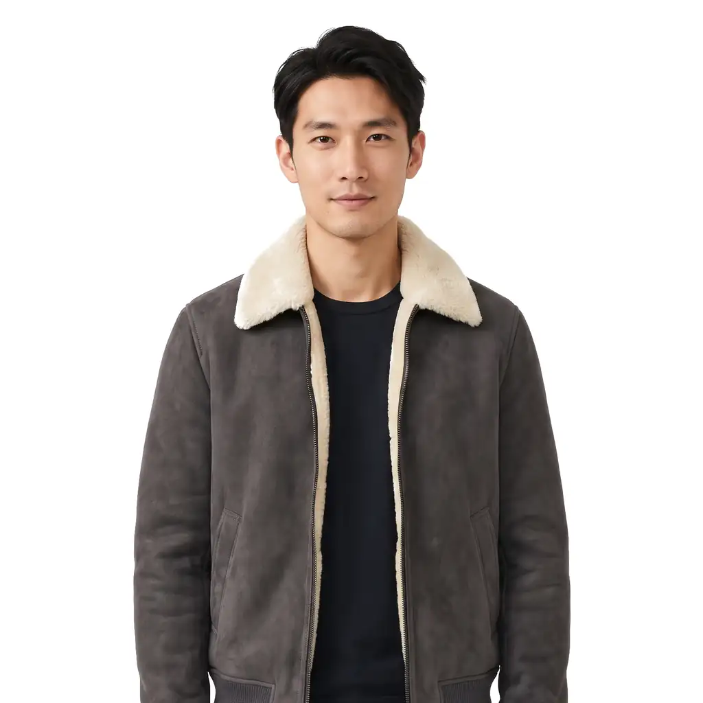Shearling Bomber Jacket