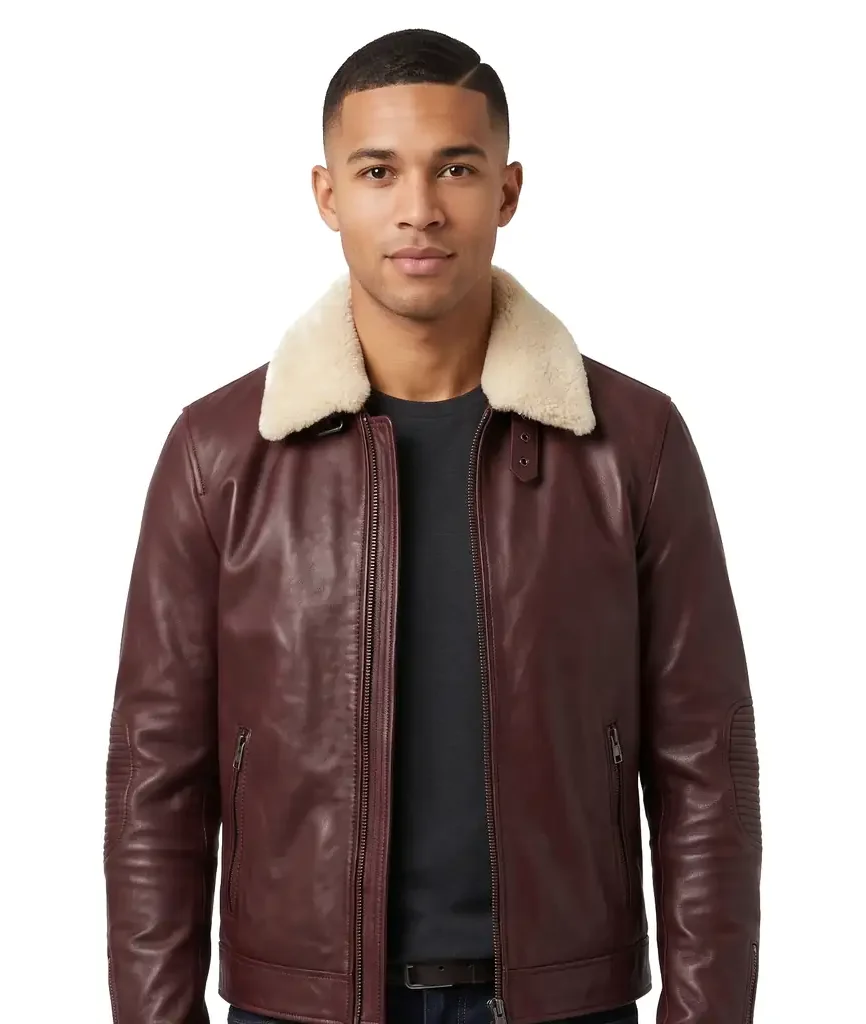 Shearling Café Racer Jacket