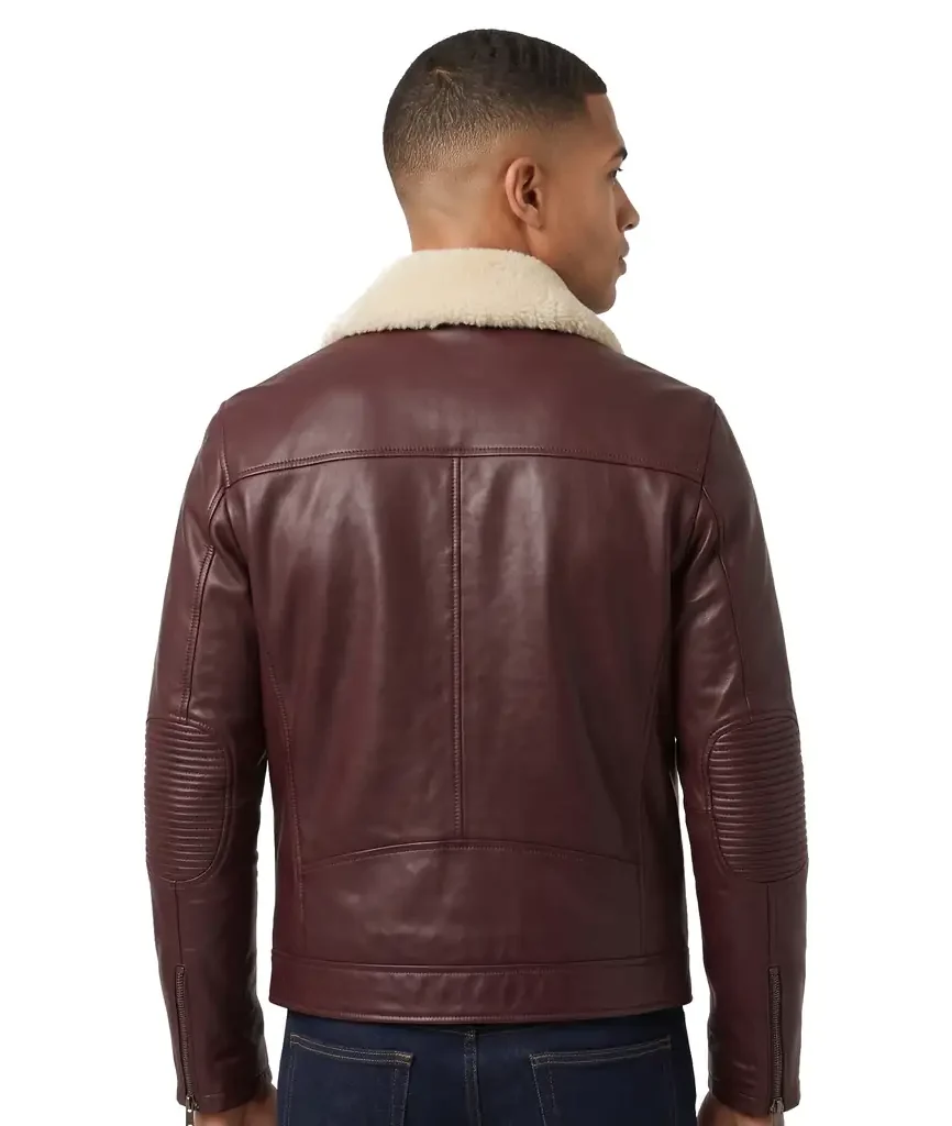 Shearling Café Racer Jacket
